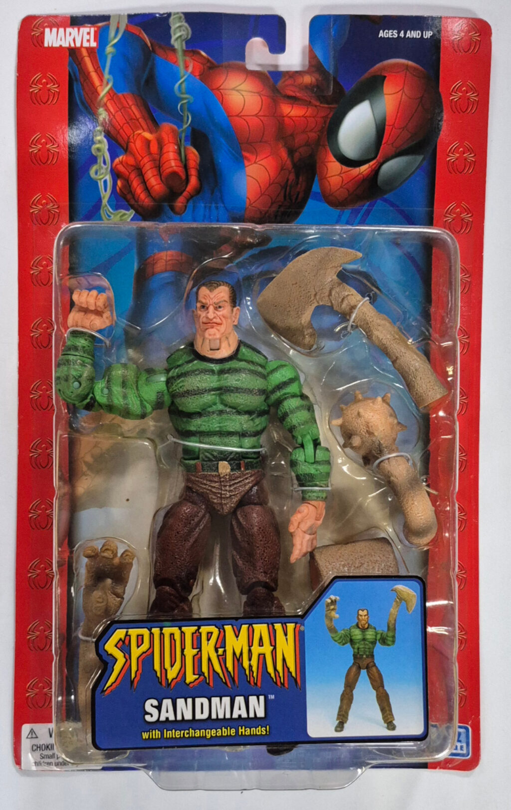2005 Toy Biz Spider-Man Sandman Action Figure: Mint on Card 1