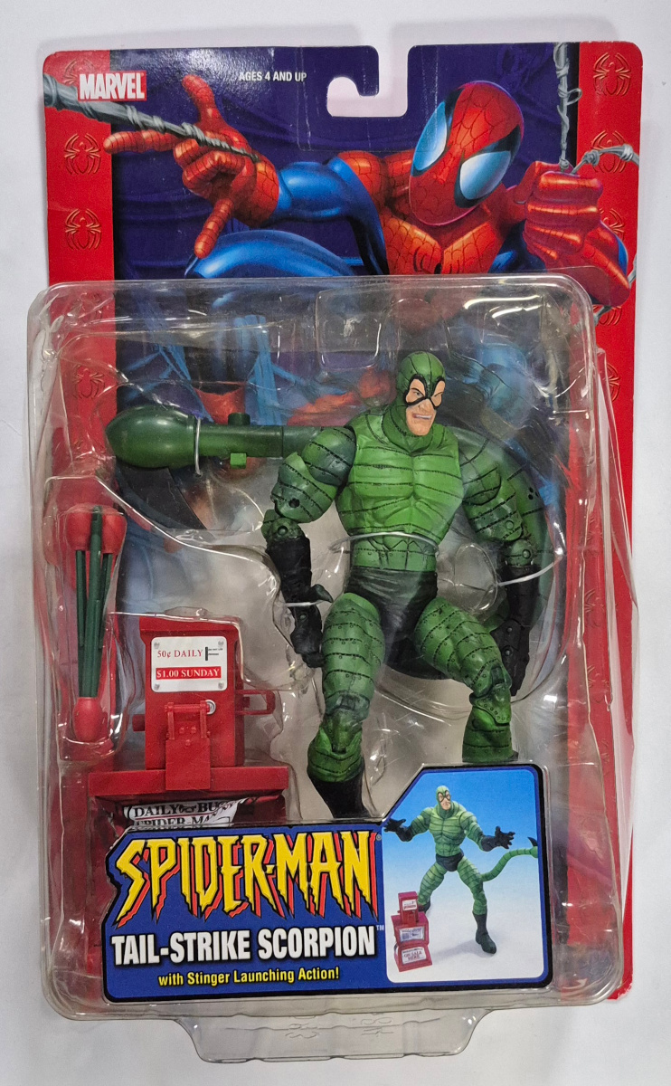 toy-biz-2005-spider-man-tail-strike-scorpion-1 2005 Toy Biz Spider-Man Tail-Strike Scorpion Action Figure: Mint on Card 1