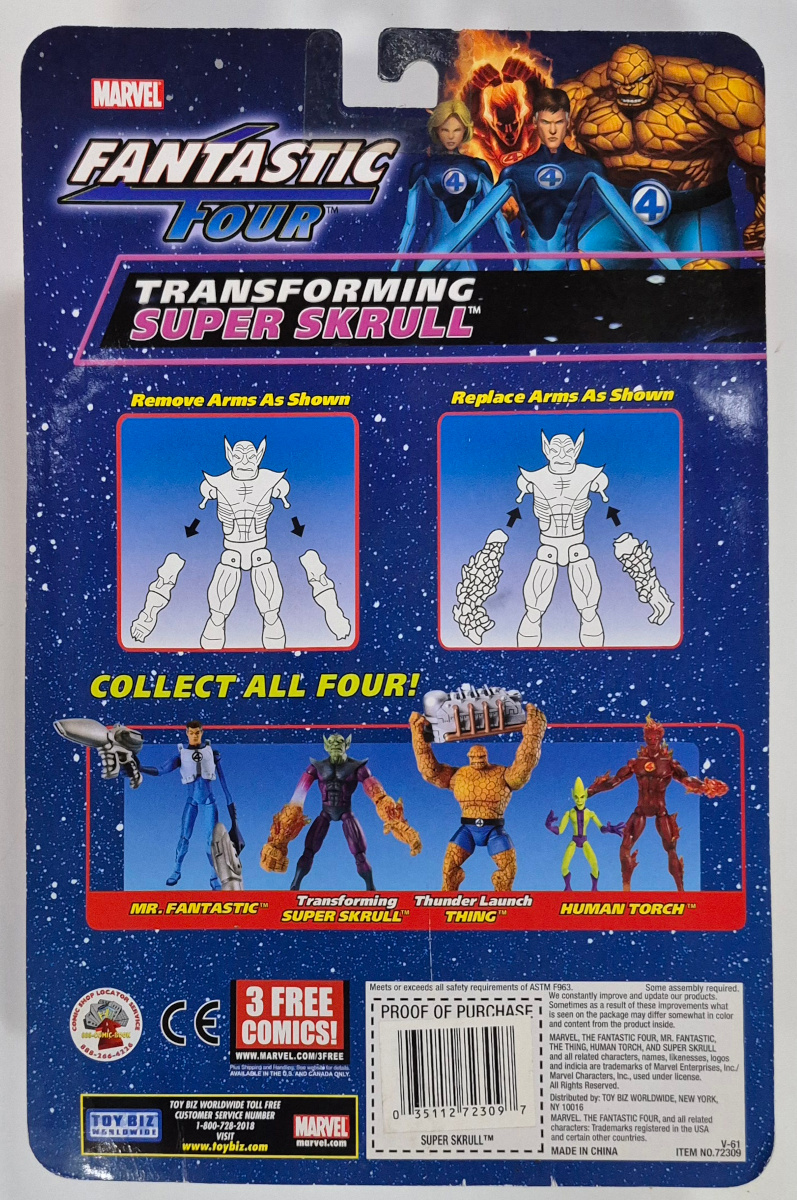 toy-biz-fantastic-four-transforming-super-skrull-2 Toy Biz Fantastic Four Transforming Super Skrull Action Figure: Mint on Card 2