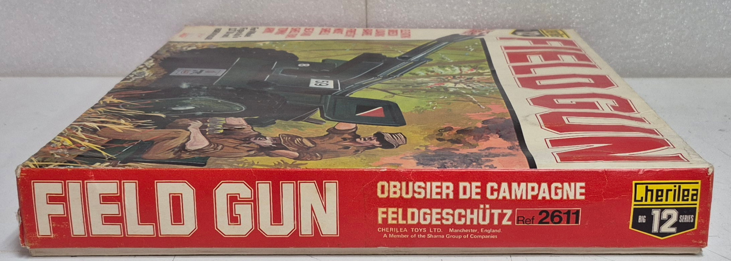 cherilea-big-12-series-gi-joe-field-gun-in-box-4 1970 Cherilea G.I. Joe Big 12 Series Field Gun Complete in Box 4