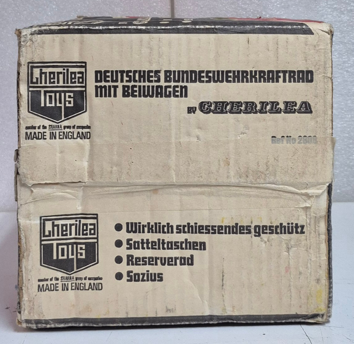 cherilea-toys-gi-joe-german-army-motorcycle-and-sidecar-in-box-5 1970 Cherilea G.I. Joe German Army Motorcycle & Sidecar in Box 5