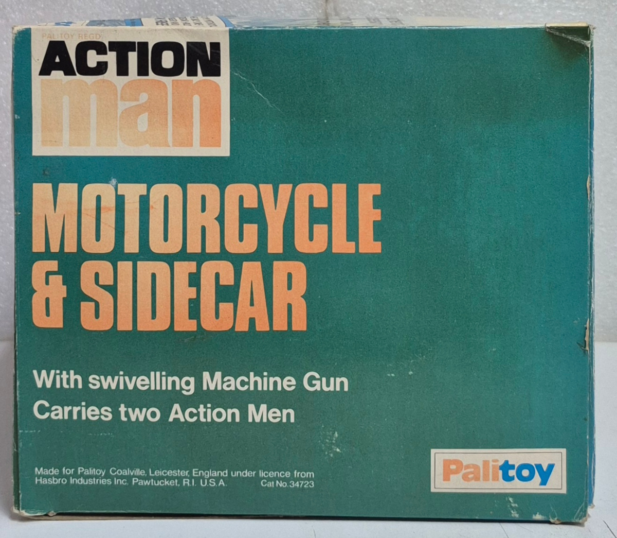 palitoy-action-man-motorcycle-sidecar-in-box-5 1976 Palitoy G.I. Joe Action Man Motorcycle & Sidecar Complete in Box 4