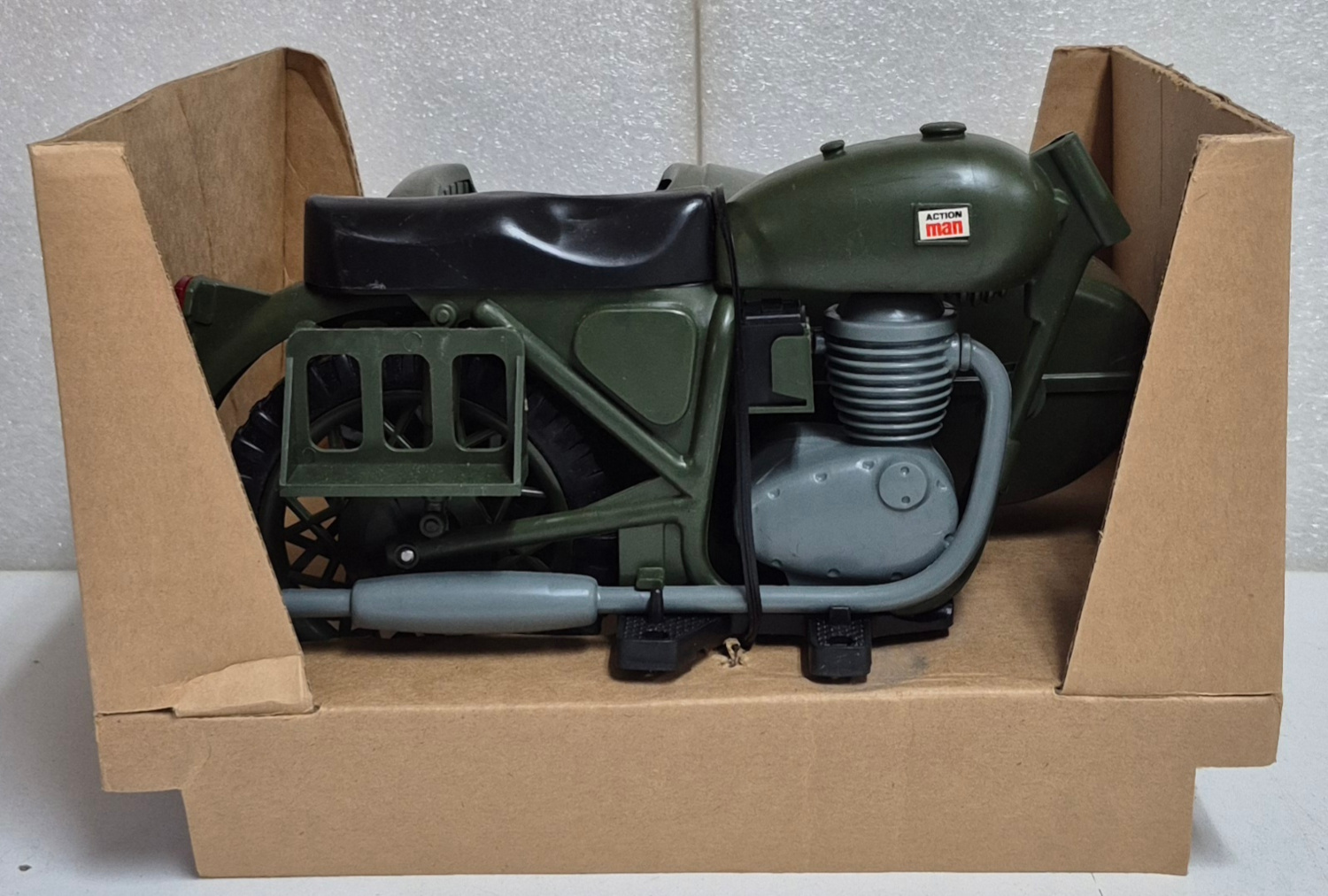 palitoy-action-man-motorcycle-sidecar-in-box-7 1976 Palitoy G.I. Joe Action Man Motorcycle & Sidecar Complete in Box 7