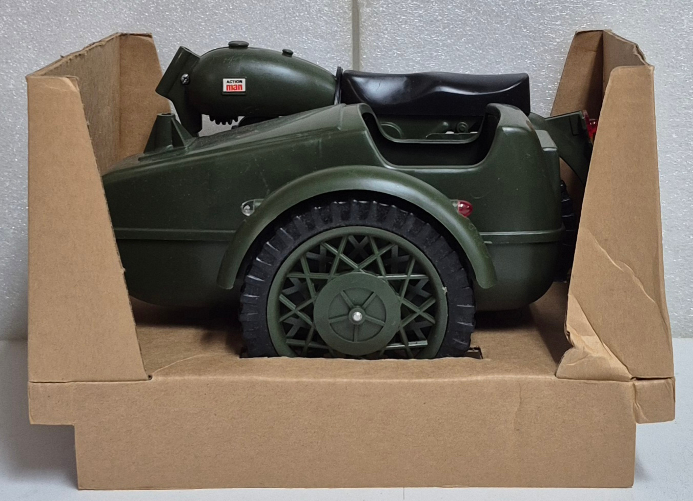 palitoy-action-man-motorcycle-sidecar-in-box-8 1976 Palitoy G.I. Joe Action Man Motorcycle & Sidecar Complete in Box 8