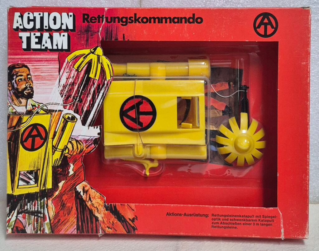 1970 Schildkrot Hasbro G.I. Joe Action Team Rettungskommando (Life-Line Catapult) : Mint in Box 1