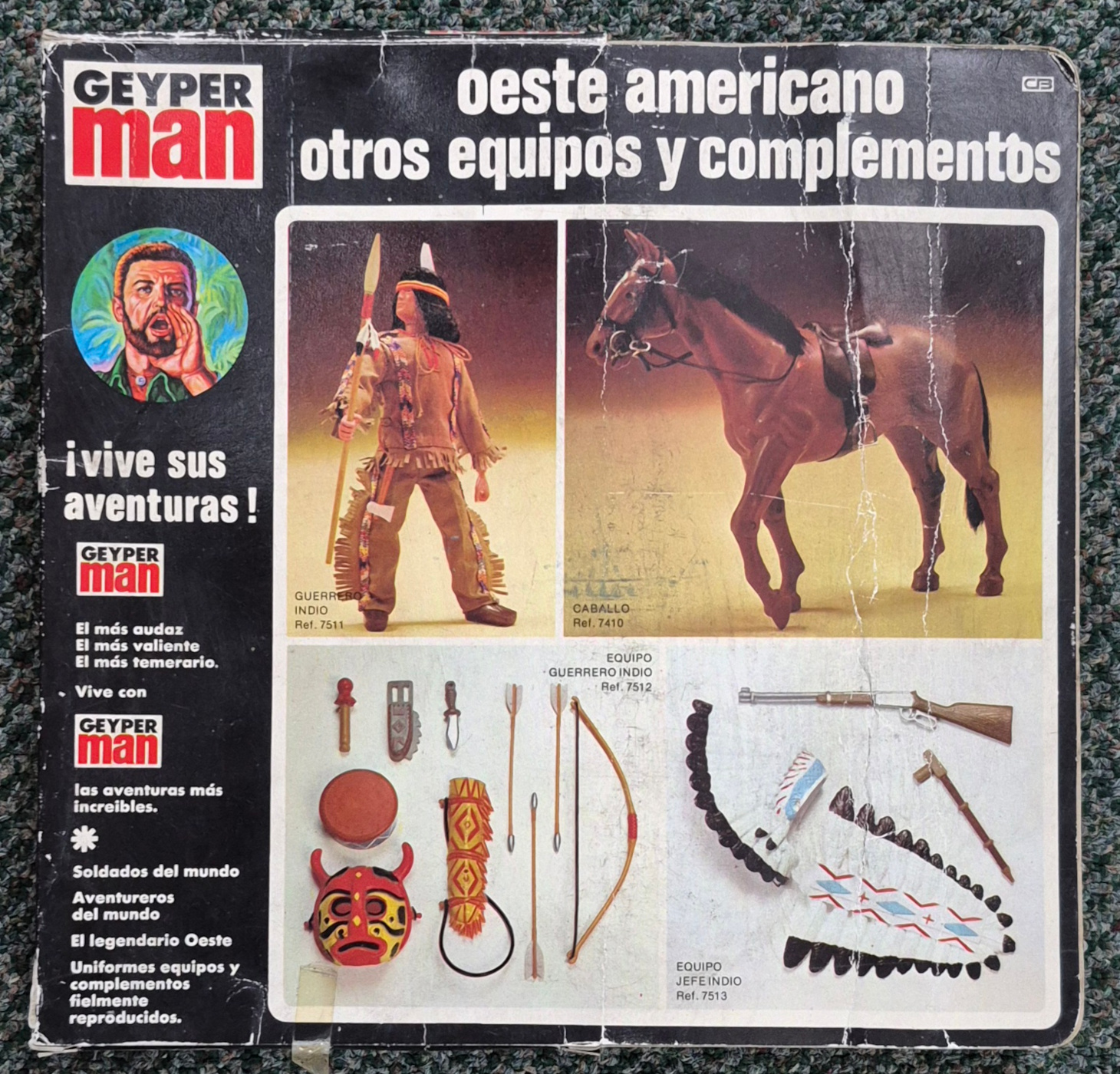 geyperman-autenticos-equipos-oeste-americano-cow-boy-2 MIB 1975 Geyperman Hasbro Autenticos Equipos Oeste Americano Cow-Boy Set #7501: Mint in Box 2
