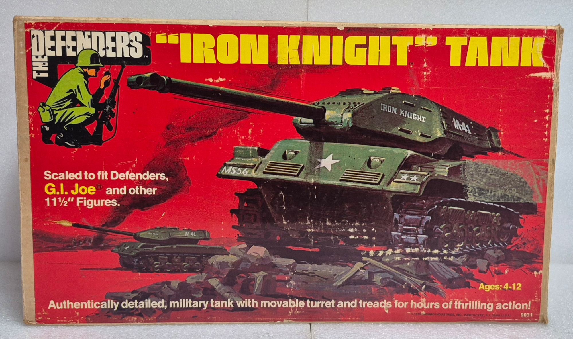 hasbro-gi-joe-the-defenders-iron-knight-tank-mib-1 MIB 1975 Hasbro G.I. Joe The Defenders "Iron Knight" Tank: Mint in Box 1