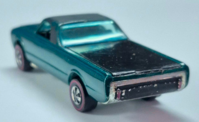 hot-wheels-1968-redline-aqua-custom-fleetside-2 1968 Mattel Redline Hot Wheels Aqua Custom Fleetside 2
