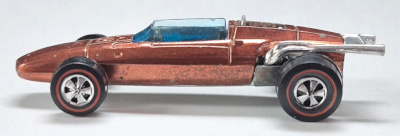 hot-wheels-1969-redline-copper-indy-eagle-4 1969 Mattel Redline Hot Wheels Copper Indy Eagle 4