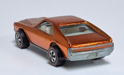 hot-wheels-1969-redline-orange-custom-amx-2 1969 Mattel Redline Hot Wheels Orange Custom AMX - Near Mint 2