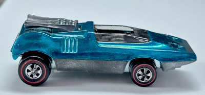 hot-wheels-1970-blue-aqua-peeping-bomb-3 1970 Mattel Redline Hot Wheels Blue Aqua Peeping Bomb - U.S. Casting 3