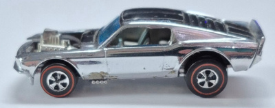 hot-wheels-1970-redline-mustang-boss-hoss-silver-special-club-kit-car-1 Mustang Boss Hoss Silver Special with Champagne Interior 1