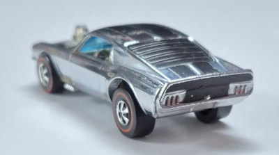 hot-wheels-1970-redline-mustang-boss-hoss-silver-special-club-kit-car-5 Mustang Boss Hoss Silver Special with Champagne Interior 5