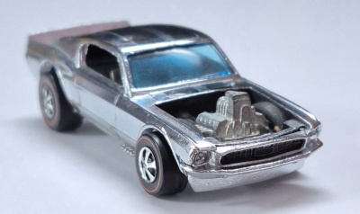 hot-wheels-1970-redline-mustang-boss-hoss-silver-special-club-kit-car-6 Mustang Boss Hoss Silver Special with Champagne Interior 6