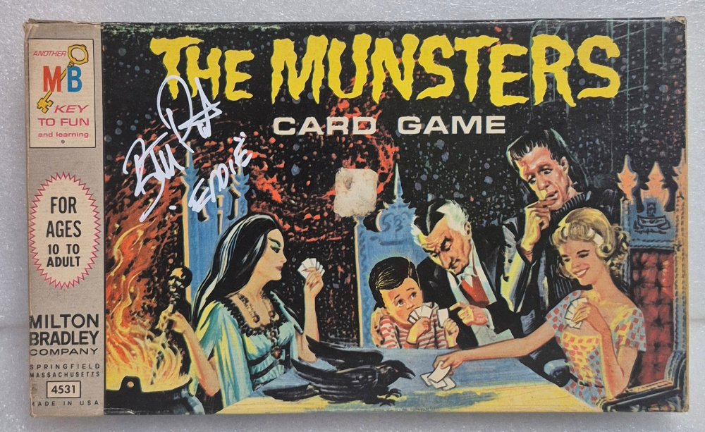 milton-bradley-the-munsters-card-game-3 1964 The Munsters Card Game by Milton Bradley Autographed by Butch Patrick 3