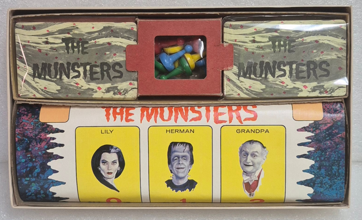 milton-bradley-the-munsters-card-game-6 1964 The Munsters Card Game by Milton Bradley Autographed by Butch Patrick 6