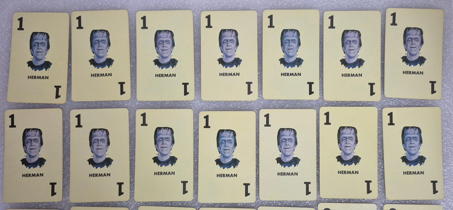 milton-bradley-the-munsters-card-game-8 1964 The Munsters Card Game by Milton Bradley Autographed by Butch Patrick 8