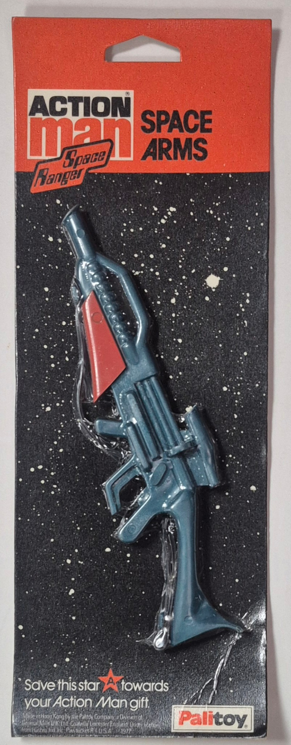 palitoy-action-man-space-ranger-space-arms-mega-laser-rifle-1 MIP 1977 Palitoy Action Man Space Ranger Space Arms Mega Laser Rifle: Factory Sealed