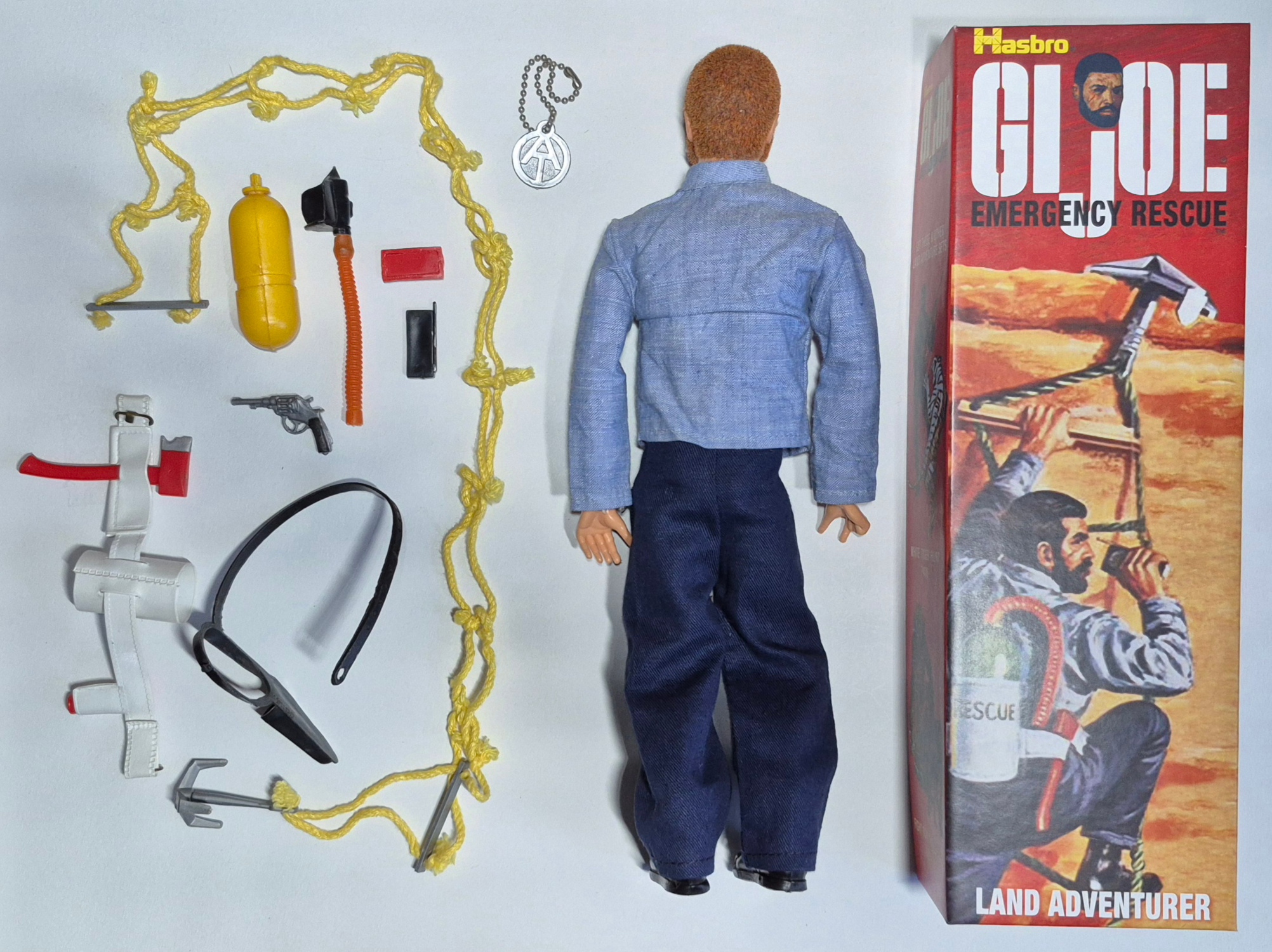 1970-hasbro-gi-joe-adventure-team-land-adventurer-and-emergency-rescue-set-7374-3 1970 Hasbro G.I. Joe Adventure Team Land Adventurer with Emergency Rescue Equipment Set 7374 in Custom Box 3