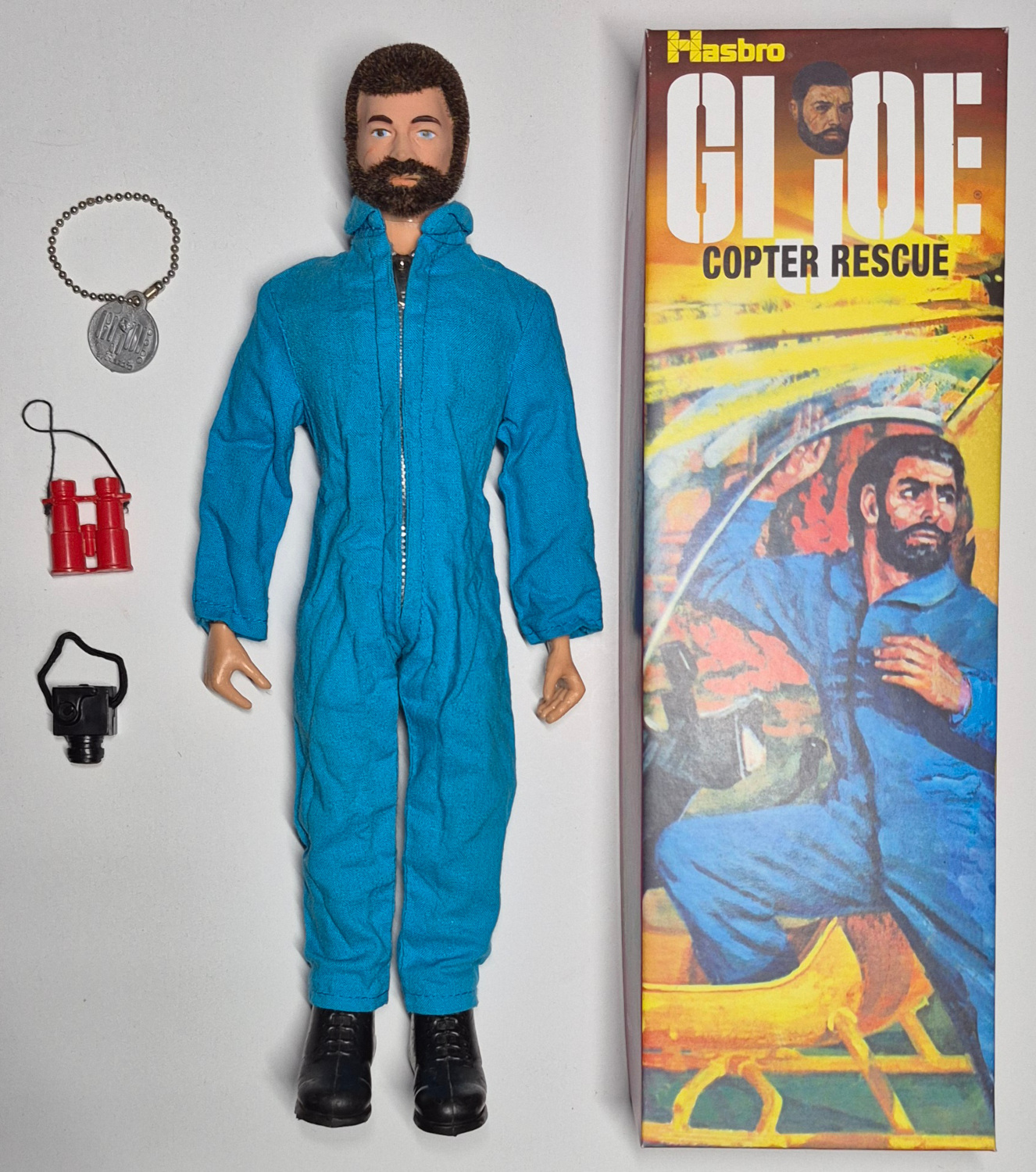 1973-hasbro-gi-joe-adventure-team-land-adventurer-and-copter-rescue-set-7308-6-2 1973 Hasbro G.I. Joe Adventure Team Land Adventurer with Copter Rescue Equipment Set 7308-6 in Custom Box 2