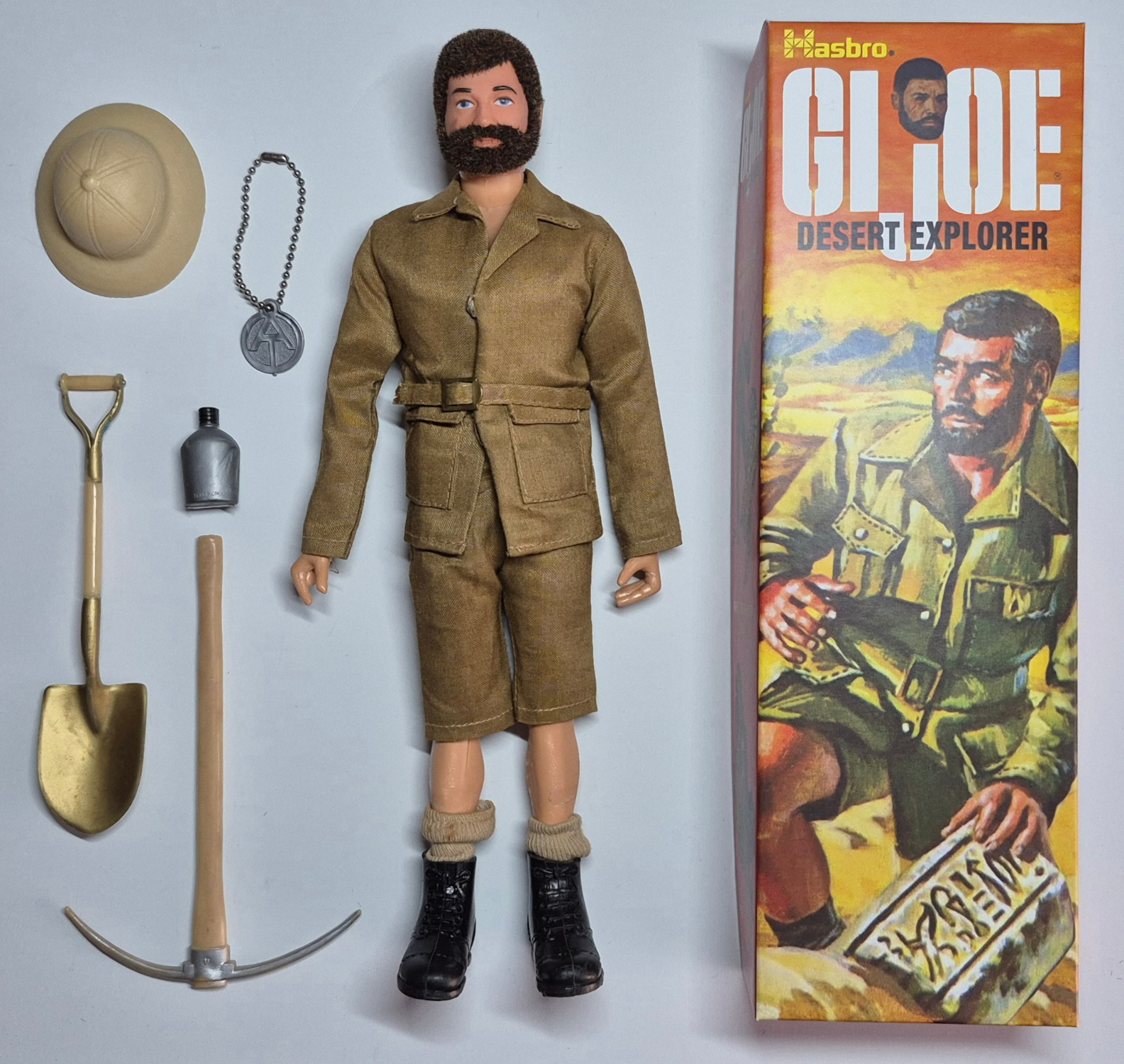 1973-hasbro-gi-joe-adventure-team-land-adventurer-and-desert-explorer-set-7309-2 1973 Hasbro G.I. Joe Adventure Team Land Adventurer with Desert Explorer Equipment Set 7309 Plus Extras in Custom Box 2