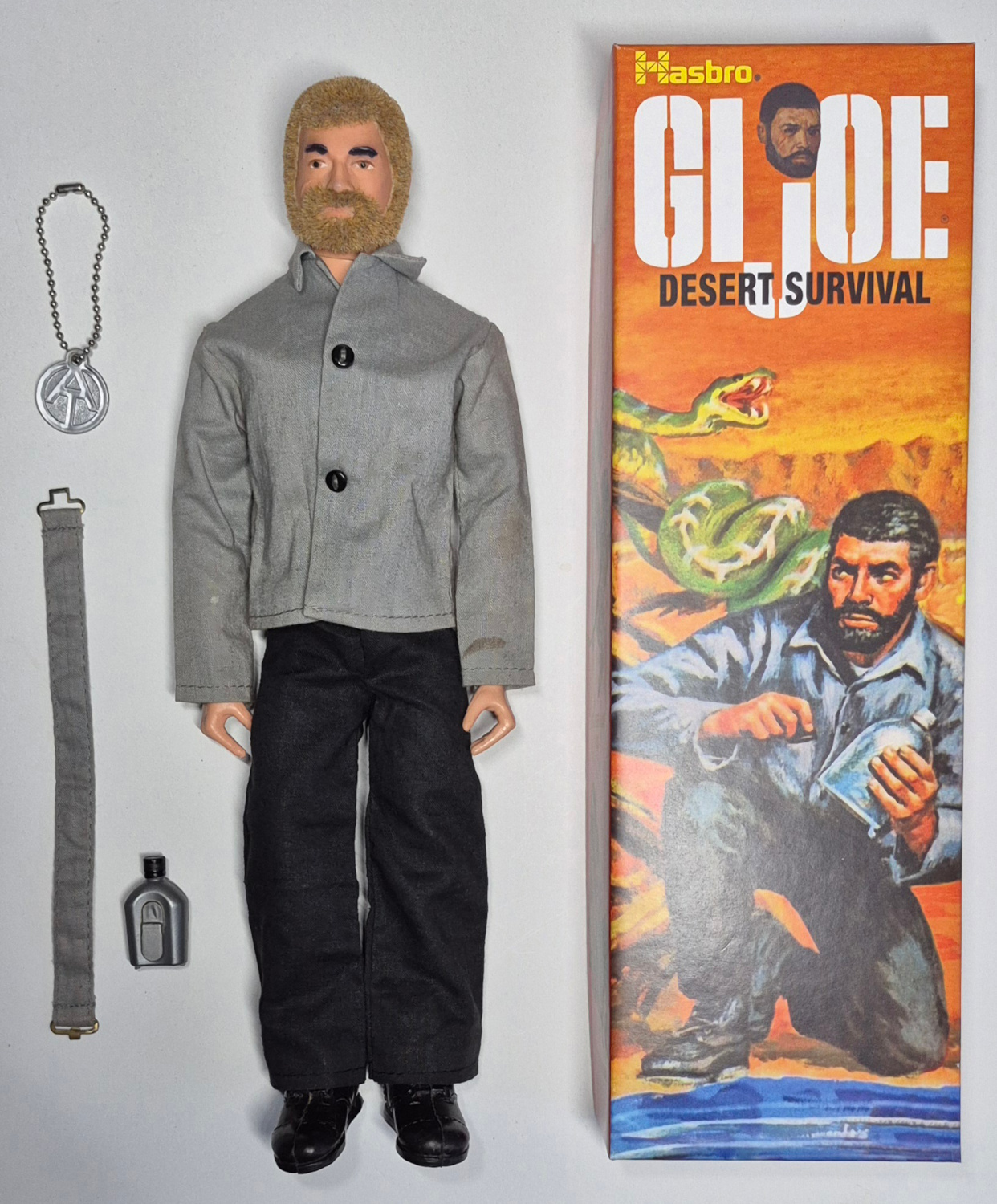 1973-hasbro-gi-joe-adventure-team-land-adventurer-and-desert-survival-set-7308-1-2 1973 Hasbro G.I. Joe Adventure Team Land Adventurer with Desert Survival Equipment Set 7308-1 in Custom Box 2