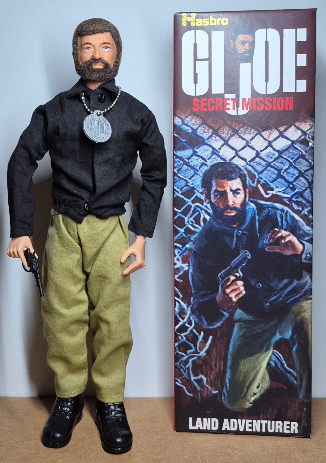 1973 Hasbro G.I. Joe Adventure Team Land Adventurer with Secret Mission Equipment Set 7309-1 in Custom Box 1