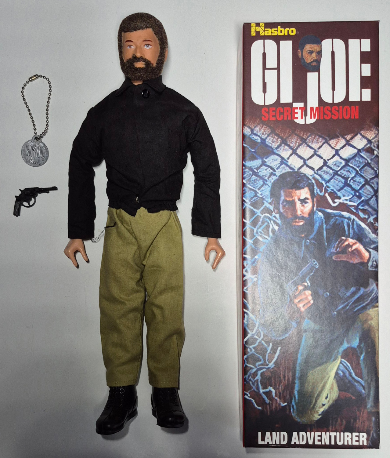 1973-hasbro-gi-joe-adventure-team-land-adventurer-and-secret-mission-set-7309-1-2 1973 Hasbro G.I. Joe Adventure Team Land Adventurer with Secret Mission Equipment Set 7309-1 in Custom Box 2