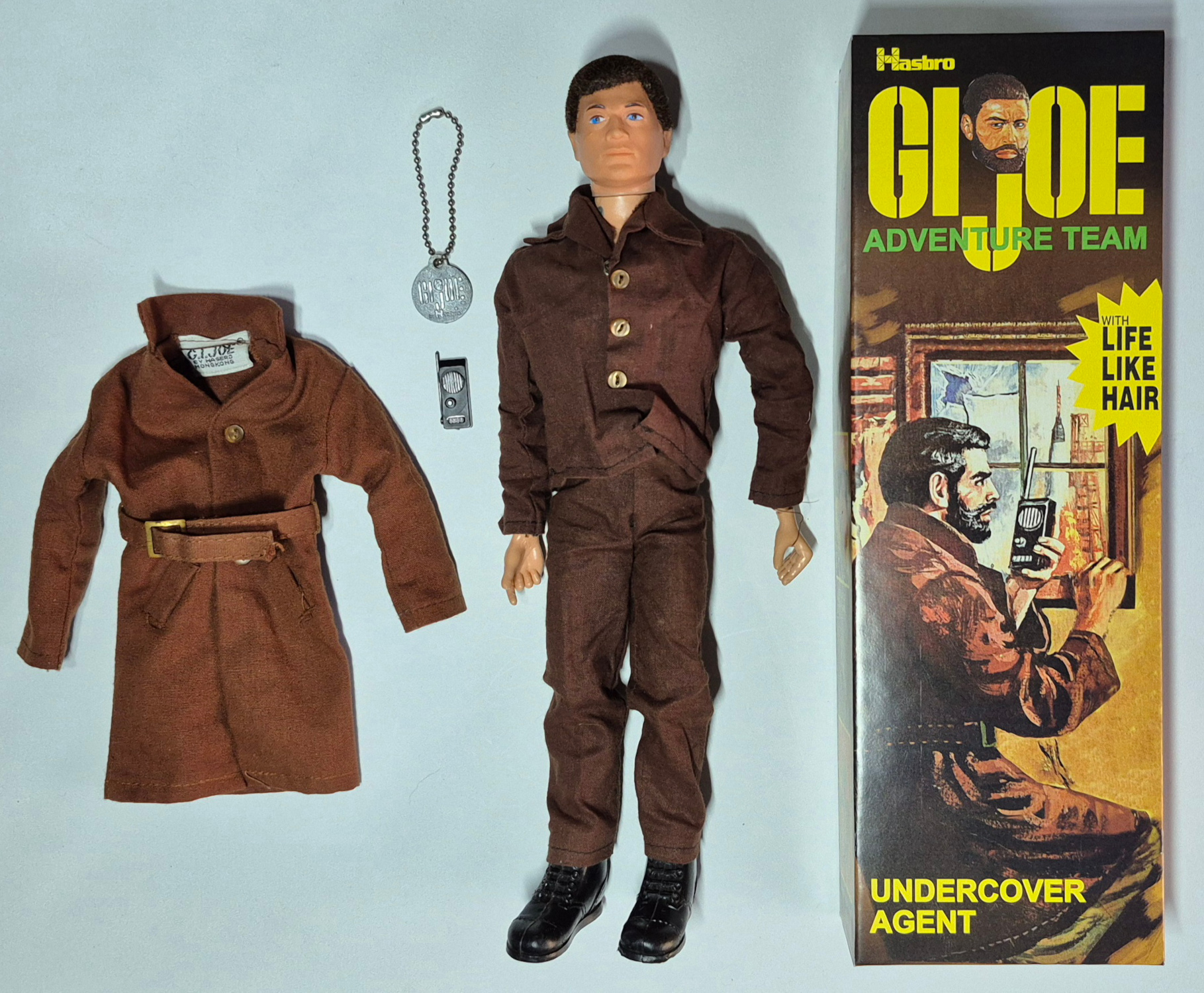 1973-hasbro-gi-joe-adventure-team-man-of-action-and-undercover-agent-set-7309-6-2 1973 Hasbro G.I. Joe Adventure Team Man of Action with Undercover Agent Equipment Set 7309-6 in Custom Box 2