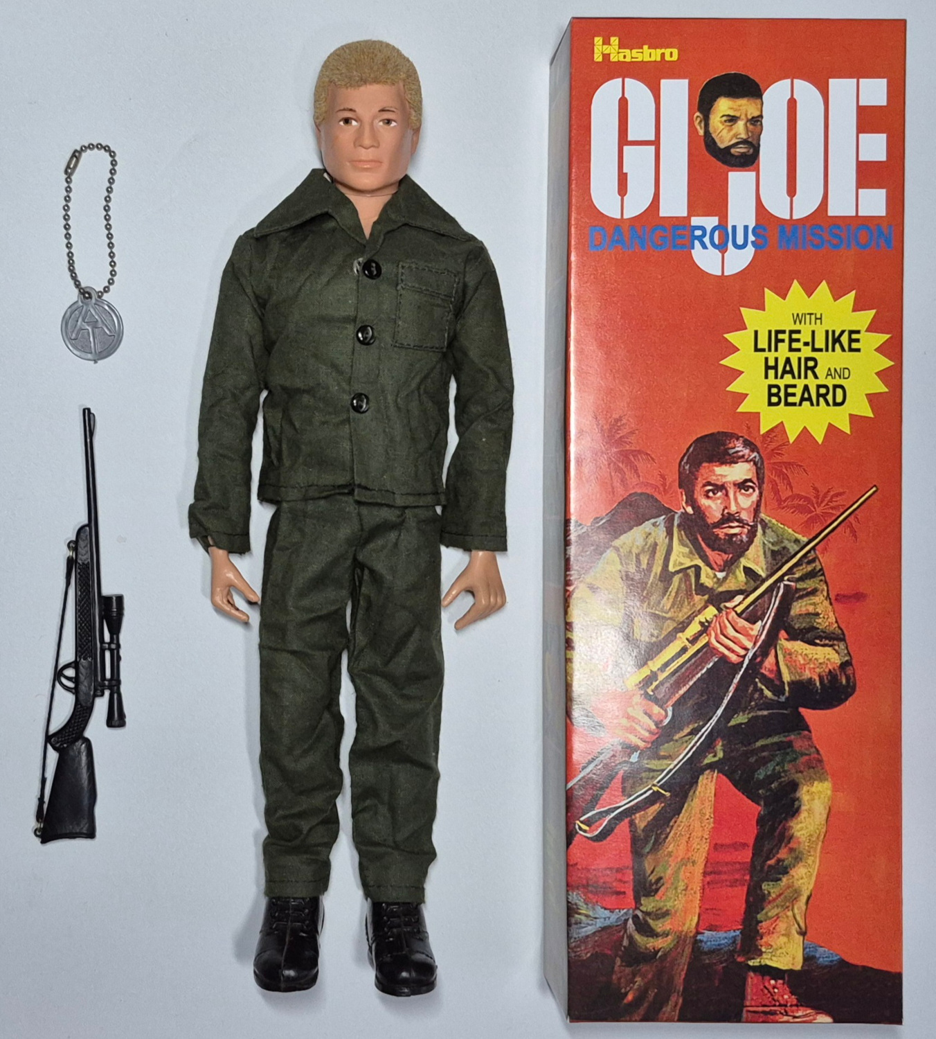 1974-hasbro-gi-joe-adventure-team-man-of-action-and-dangerous-mission-set-7308-2-2 1974 Hasbro G.I. Joe Adventure Team Man of Action with Dangerous Mission Equipment Set 7308-2 in Custom Box 2