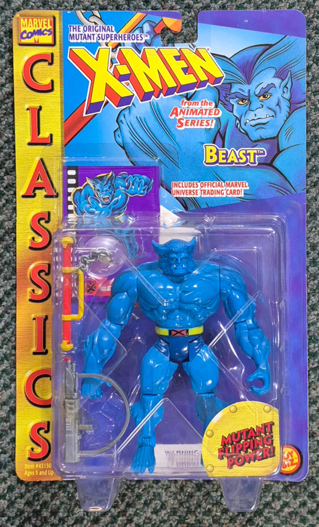 Toy Biz X-Men Classics Series Beast Action Figure: Mint on Card 1