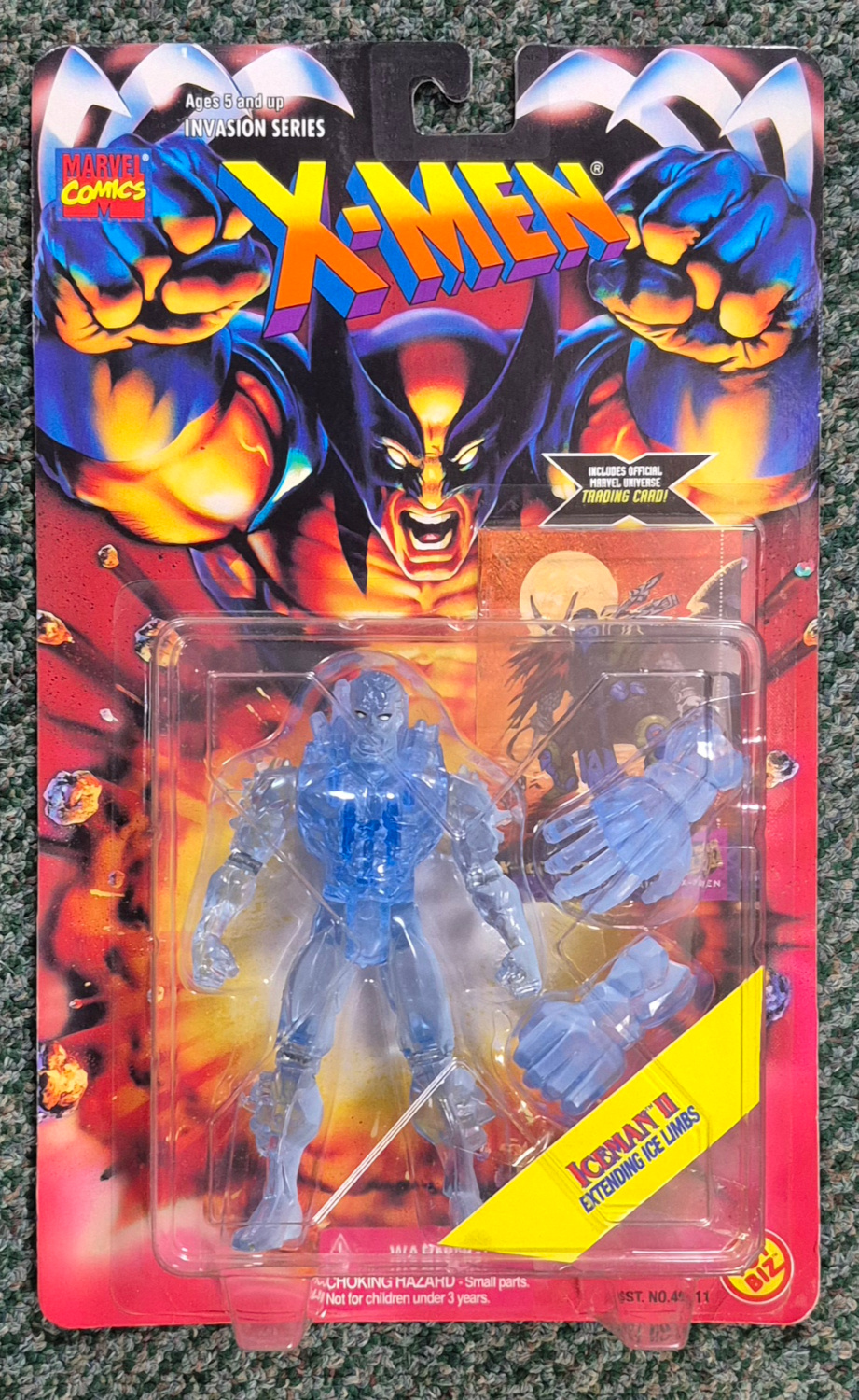 Toy Biz X-Men Invasion Series Iceman II Action Figure: Mint on Card 1